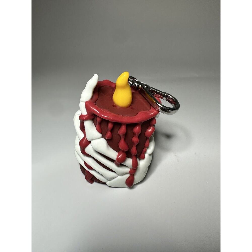 Bath & Body Works Halloween Skeleton Candle Hand Pocketbac Holder NWT
